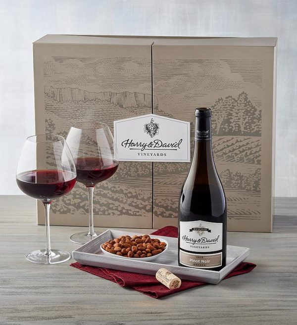 Reserve Pinot Noir With Glasses Gift Set, Wine Beer, Gifts by Harry & David