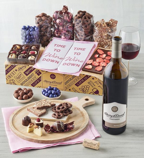 Spring Wine And Chocolate Gift, Assorted Foods, Gifts by Harry & David
