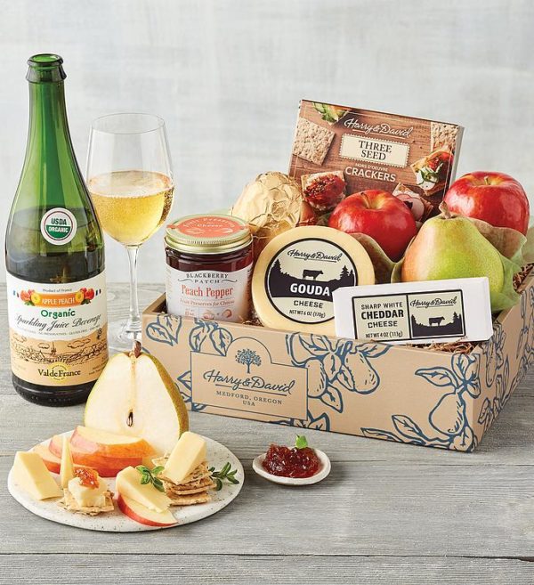 Sunny Days Fruit And Cheese Gift Box, Assorted Foods, Gifts by Harry & David