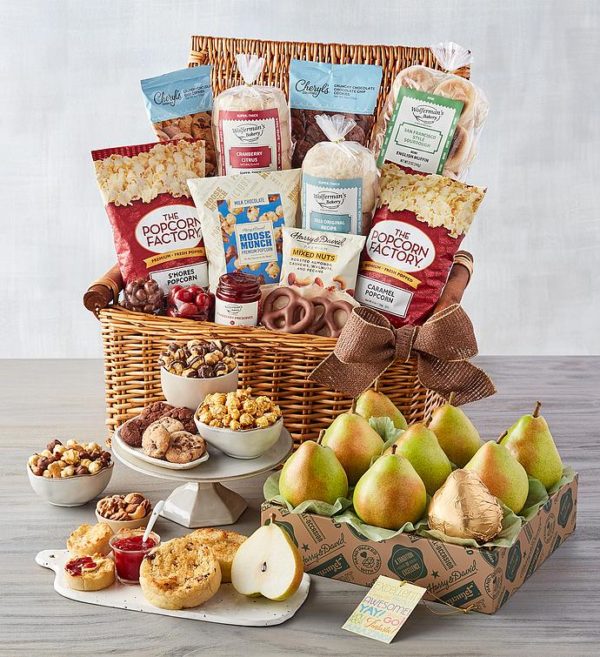 Supreme Congratulations Signature Gift Basket, Assorted Foods, Gifts by Harry & David