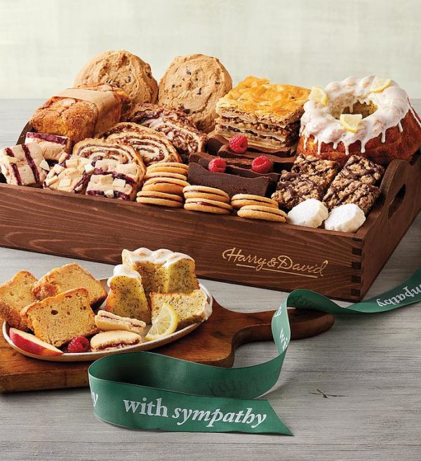 Sympathy Bakery Gift Tray, Assorted Foods, Gifts by Harry & David