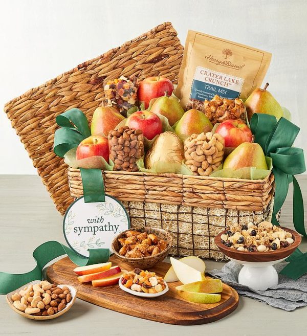 Sympathy Orchard Gift Basket, Assorted Foods, Gifts by Harry & David