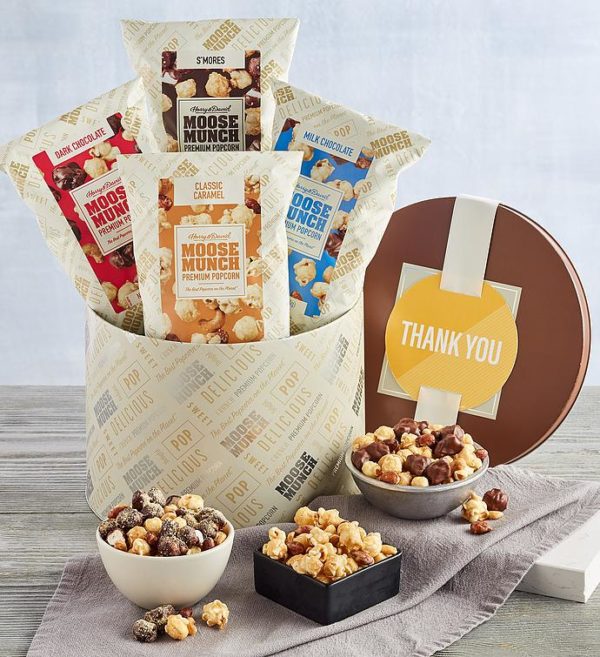 Thank You Moose Munch® Premium Popcorn Tin, Gifts by Harry & David