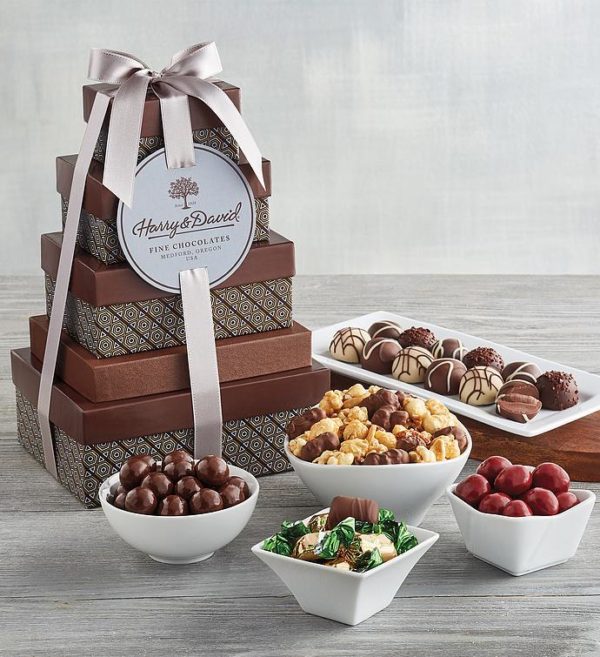 Tower Of Chocolates® Classsic Gift, Assorted Foods, Gifts by Harry & David