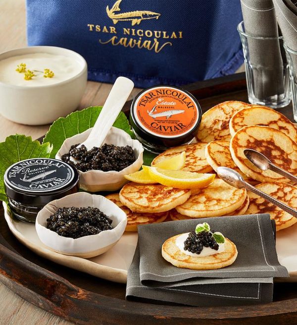 Tsar Nicoulai Reserve Caviar Gift Set, Appetizers, Gifts by Harry & David