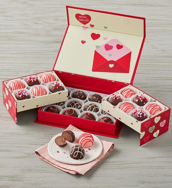 Valentine's Day Truffles In Keepsake Box, Chocolate, Sweets by Harry & David