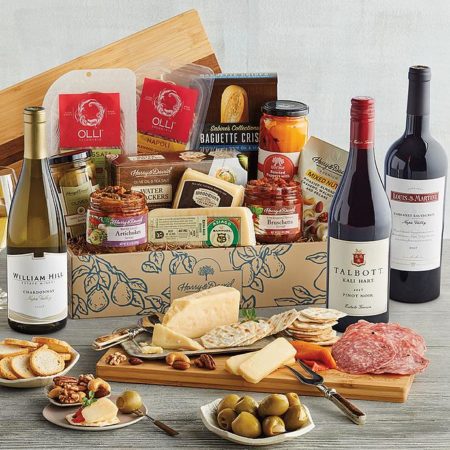Vintner's Choice Deluxe Antipasto Assortment With Wine, Assorted Foods, Cheese by Harry & David