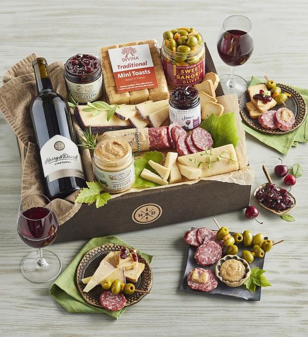 Wine-Infused Antipasto Assortment With Wine - 1 Bottle, Cheese by Harry & David