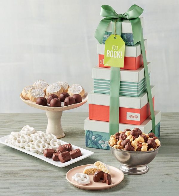 You Rock Tower Of Sweet Treats, Assorted Foods, Gifts by Harry & David