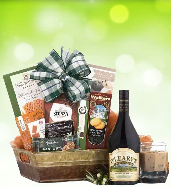 O'Leary's Irish Country Cream and Chocolate Gift Basket