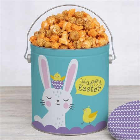 Happy Hoppy Easter Mixed Cheesy Cheddar and Caramel Popcorn Gift