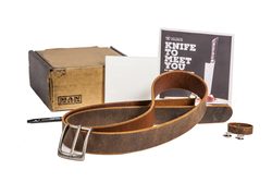 Leather Belt Making Kit - Unique Gift for Men - Man Crates
