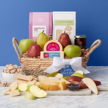 Peace & Solace Fruit Gift Basket | Hickory Farms