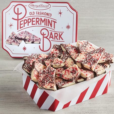 Peppermint Bark Tin, Chocolate, Gifts by Harry & David