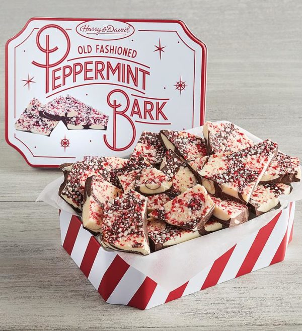Peppermint Bark Tin, Chocolate, Gifts by Harry & David