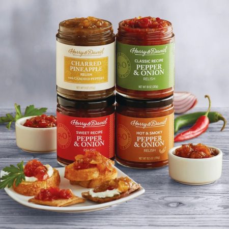 Pick Four Relishes, Pepper Relish Savory Spreads, Gifts by Harry & David