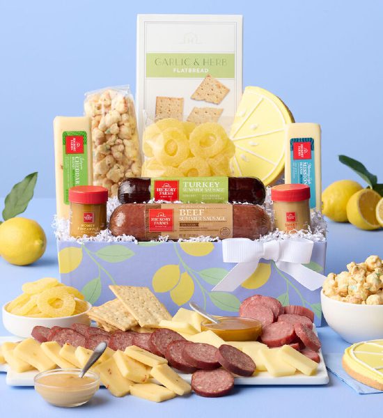 Smoky & Sweet Lemon Lively Spring Sugar Cookies Plus Gift Basket
