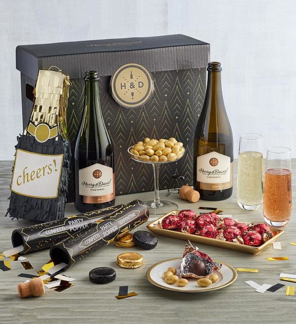 Sparkling Wine Celebration Gift, Assorted Foods, Gifts by Harry & David