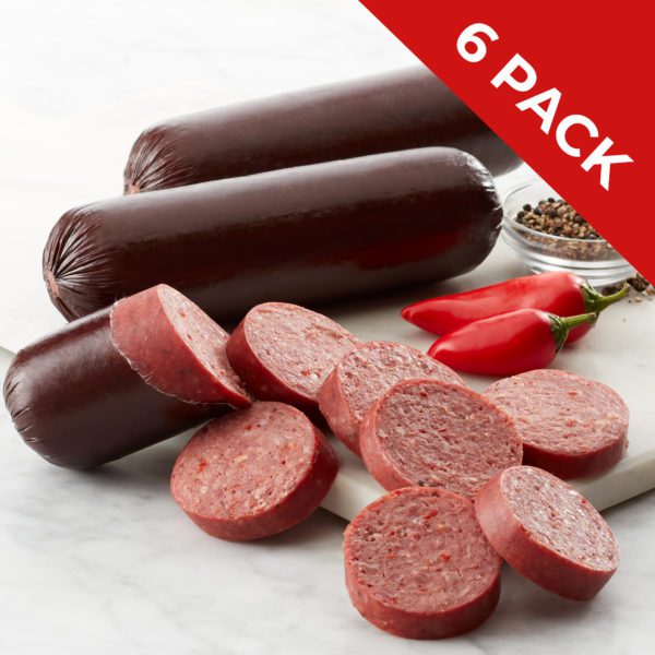 Spicy Beef Summer Sausage 6-Pack | Hickory Farms