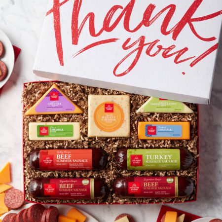 Thank You Cheese & Sausage Lover's Gift Box | Hickory Farms