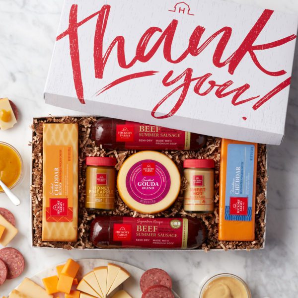 Thank You Summer Sausage & Cheese Gift Box | Thank You Gifts | Hickory Farms