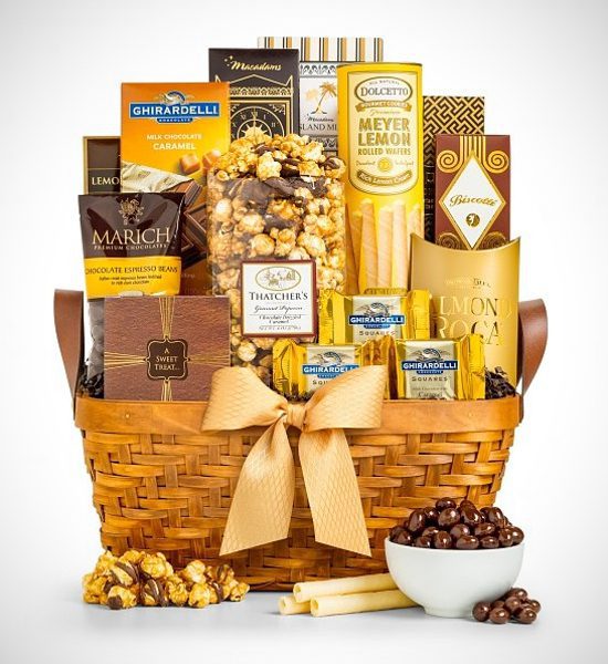 Congratulations Ghirardelli As Good As Gold Gourmet Gift Basket