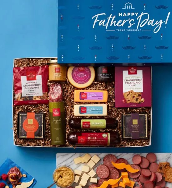 Father’s Day Charcuterie & Chocolate Hickory Farms Gift Basket Giveaway