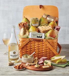 Picnic Basket Gift With Wine, Gifts by Harry & David