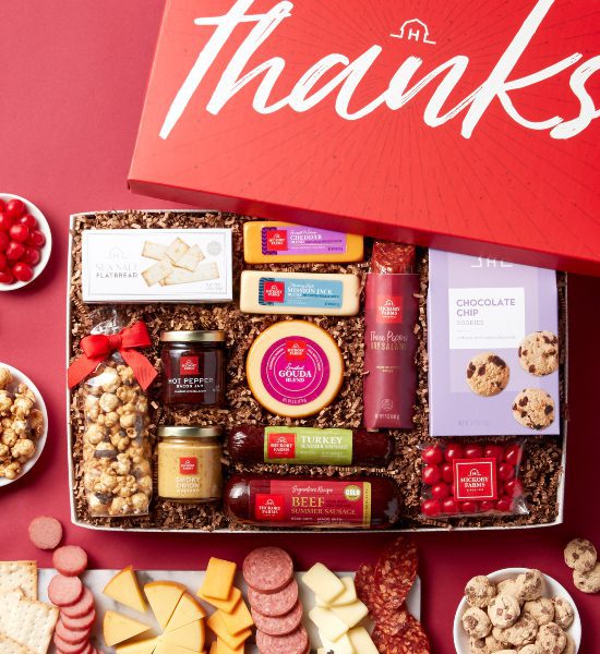 Thank You Charcuterie and Sweets Hickory Farms Gift Basket Giveaway