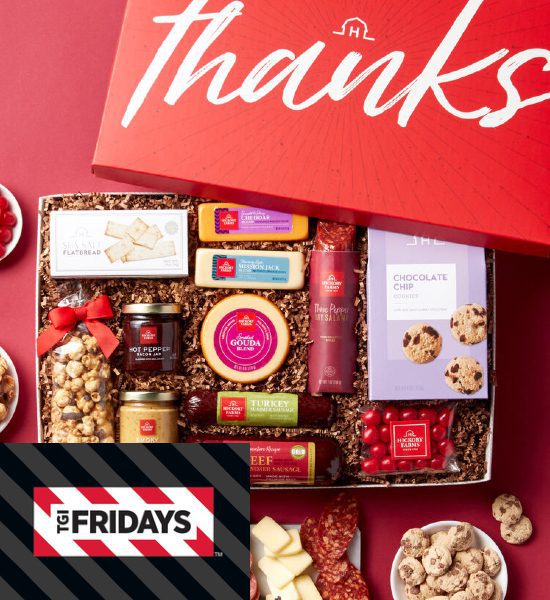 TGI Friday's Thanks Charcuterie & Sweets Gift Basket
