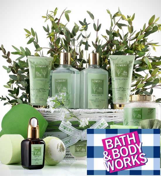 Bath and Body Works Just For You Spa Gift Basket