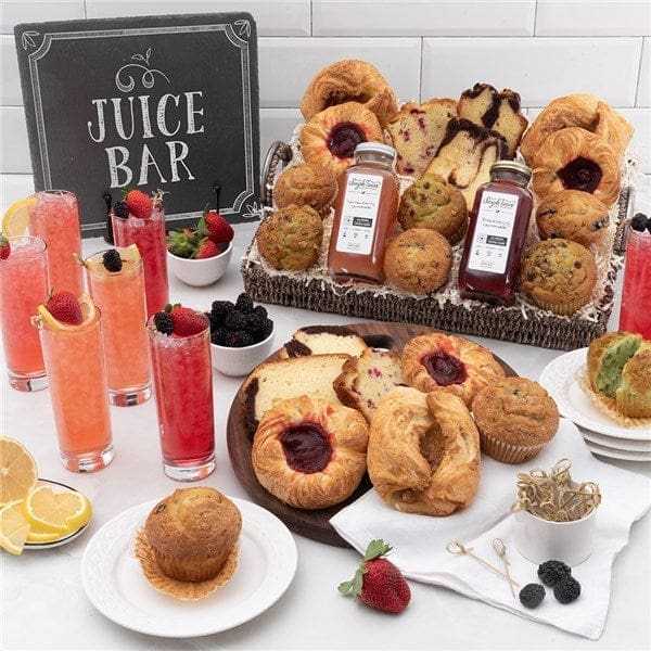 Breakfast and Juice Basket for Two