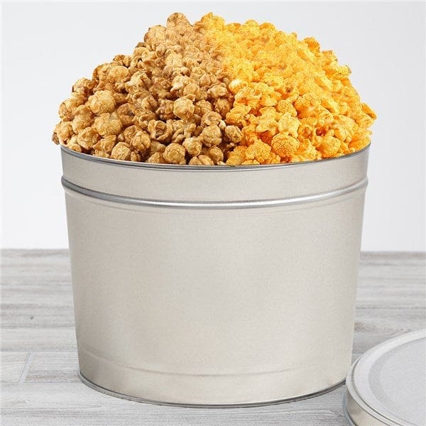 Caramel & Cheddar Popcorn Tin - 1 Gallon