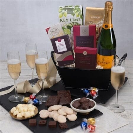 Champagne & Truffles Gift Basket - Veuve