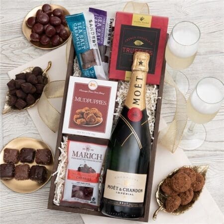 Cheers To Dad Champagne & Chocolate Gift Crate