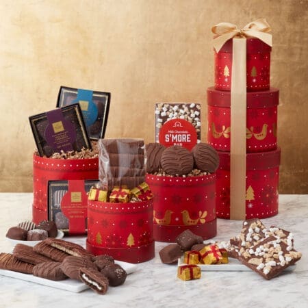 Chocolate Indulgence Holiday Gift Tower | Hickory Farms