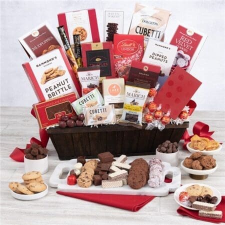 Christmas Chocolates Gift Basket - Deluxe
