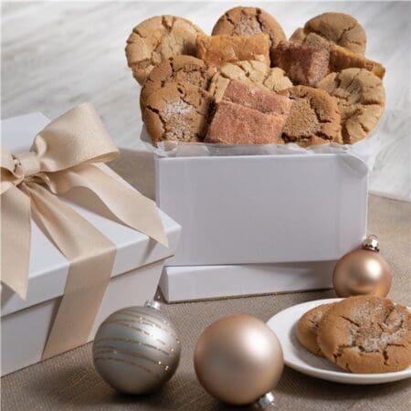 Christmas Vanilla and Blondies Baked Goods Gift Box