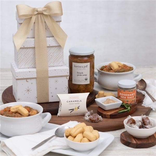 Thank You Heartwarming Soup with Dessert Gift Basket