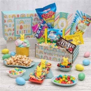 Easter Basket for College Students Rainbow