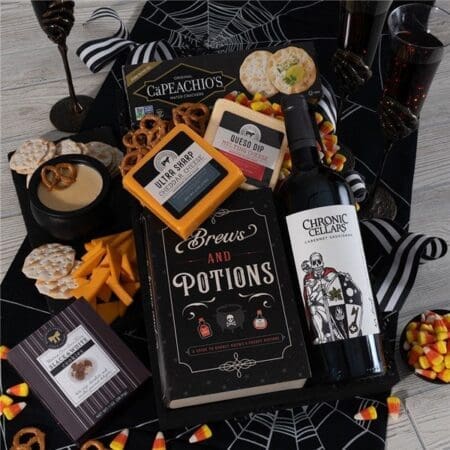 Eat, Drink & Be Scary Halloween Wine Gift