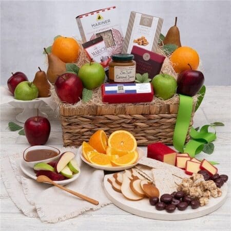 Gift Basket Delivered With Fruit