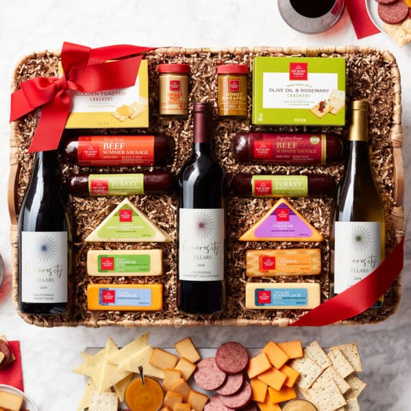 Grand Wine Party Gift Basket | Virtual Party & Happy Hour | Hickory Farms