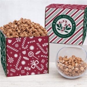 Holly Jolly Peanut Butter Cup Popcorn Experience