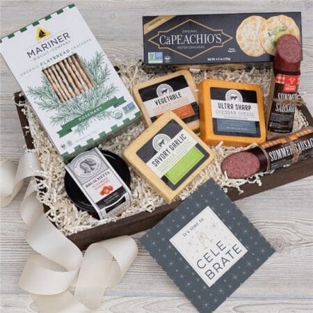It's Time to Celebrate Meat and Cheese Gift