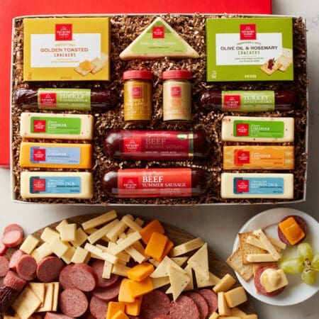 Meat & Cheese Hearty Party Gift Box | Hickory Farms