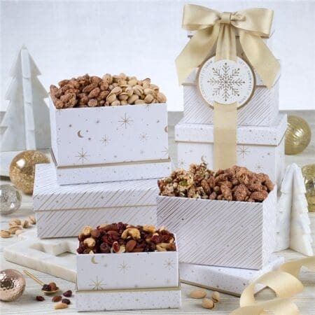 Mixed Nuts Gift Tower