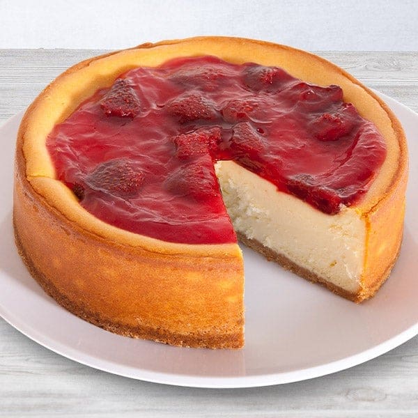 NY Strawberry Topped Cheesecake 6 Inch