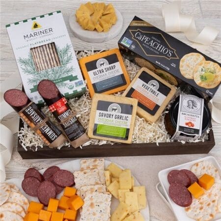 Sympathy Gifts Delivered - Meat & Cheese Sampler