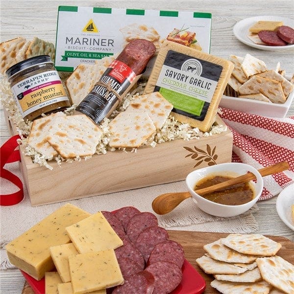 Thank You Gift For Friends - Meat & Cheese Gift